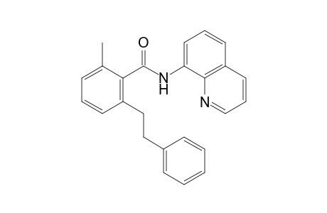 2-Methyl-6-phenethyl-N-(quinolin-8-yl)benzamide