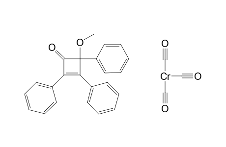 1-Methoxy-2,3,4-triphenyl-3-cyclobuten-1-one tricarbonylchromium(0) complex