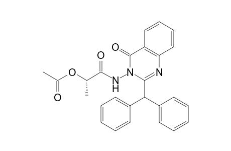 3-[(S)-2-Acetoxypropanoyl]amino-2-diphenylmethyl-3,4-dihydroquinazolin-4-one
