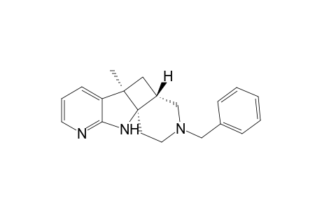 (+-)-(4aRS,5aRS,10aRS)-3-Benzyl-5a-methyl-1,2,4,4a,5,5a,10-octahydropyrido[4",3":2',3']cyclobuta[1',2':4,5]pyrrolo[2,3-b]pyridine