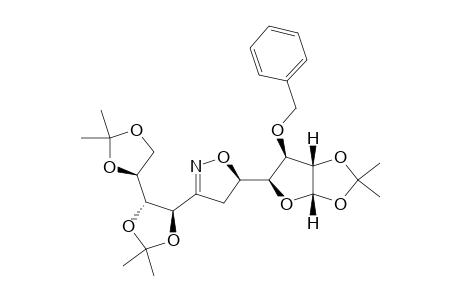 (5R)-5-(3-O-BENZYL-1,2-O-ISOPROPYLIDENE-ALPHA-D-XYLO-TETROFURANOS-4-YL)-3-(1,2:3,4-DI-O-ISOPROPYLIDENE-L-ARABINO-TETRITOL-1-YL)-4,5-DIHYDROISOXAZO