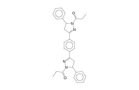 3,3'-(1,4-Phenylene)bis(5-phenyl-1-propionyl-2-pyrazoline)