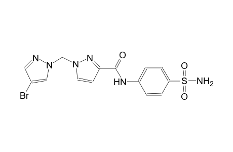 N-[4-(aminosulfonyl)phenyl]-1-[(4-bromo-1H-pyrazol-1-yl)methyl]-1H-pyrazole-3-carboxamide