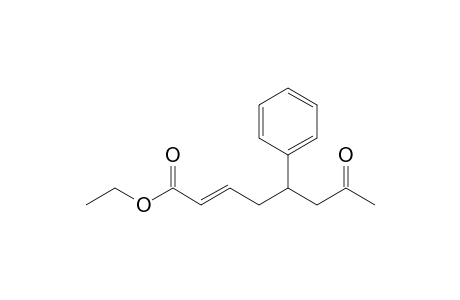 2-Octenoic acid, 7-oxo-5-phenyl-, ethyl ester(E)-