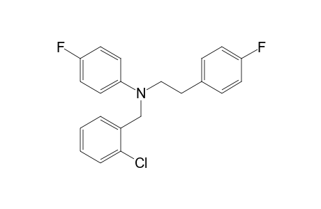 N-(2-Chlorobenzyl)-4-fluoro-N-[2-(4-fluorophenyl)ethyl]aniline