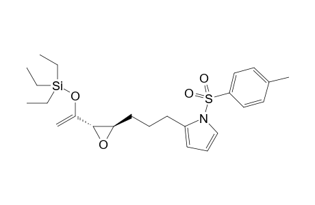 1-Tosyl-2-(3-((2R*,3S*)-3-(1-(triethylsiloxy)vinyl)oxiran-2-yl)propyl)-1H-pyrrole