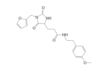 4-imidazolidinepropanamide, 1-(2-furanylmethyl)-N-[2-(4-methoxyphenyl)ethyl]-2,5-dioxo-, (4S)-