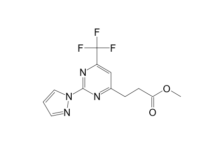 METHYL-3-[2-(1H-PYRAZOL-1-YL)-6-TRIFLUOROMETHYL-PYRIMIDIN-4-YL]-PROPANOATE