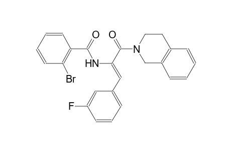 benzamide, 2-bromo-N-[(Z)-1-[(3,4-dihydro-2(1H)-isoquinolinyl)carbonyl]-2-(3-fluorophenyl)ethenyl]-