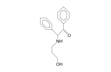 A-(3-Hydroxy-propylamino)-benzyl phenyl ketone