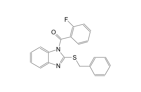 2-(benzylsulfanyl)-1-(2-fluorobenzoyl)-1H-benzimidazole
