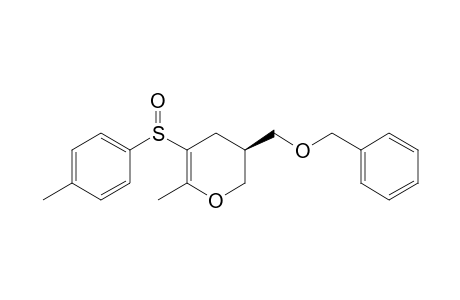 (3S)-3-Benzyloxymethyl-3,4-dihydro-6-methyl-5-p-tolylsulfinyl-2H-pyran