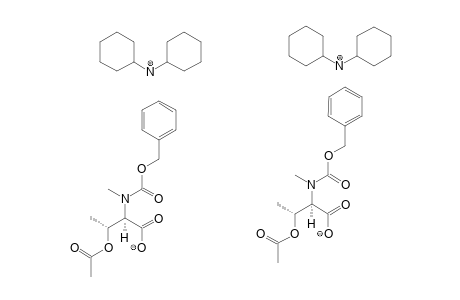 N-BENZYLOXYCARBONYL-N-METHYL-L-THREONINE-O-ACETATE-DICYCLOHEXYLAMINE-SALT