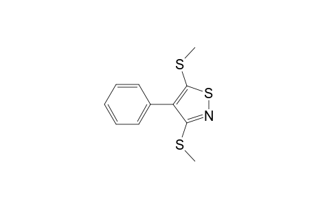 Isothiazole, 3,5-bis(methylthio)-4-phenyl-