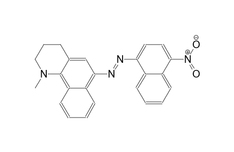 1-methyl-6-[(E)-(4-nitro-1-naphthyl)diazenyl]-1,2,3,4-tetrahydrobenzo[h]quinoline