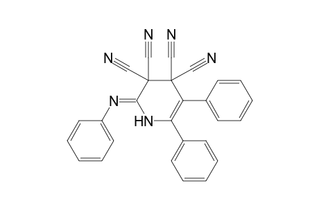 3,3,4,4-Tetracyano-5,6-diphenyl-2-(phenylimino)-3,4-dihydropyridine