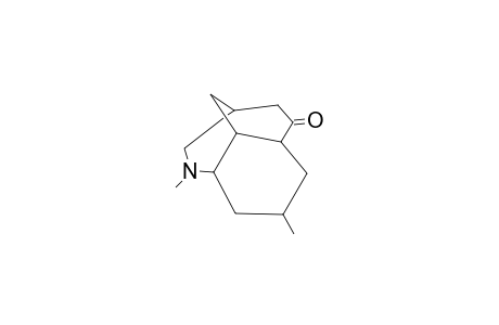 3,5-Ethanoquinolin-10-one, decahydro-1,7-dimethyl-, [3R-(3.alpha.,4a.beta.,5.alpha.,7.beta.,8a.beta.)]-