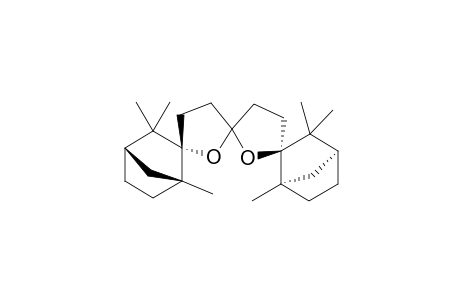 2,2,6,2"',2"',6"'-Hexamethyl-trispiro[bicyclo[2.2.1]heptane-1-2'-tetrahydrofuran-5'-2"-tetrahydrofuran-5"-1"'-bicyclo[2.2.1]heptane]