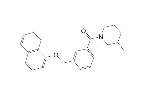 3-methyl-1-{3-[(1-naphthyloxy)methyl]benzoyl}piperidine