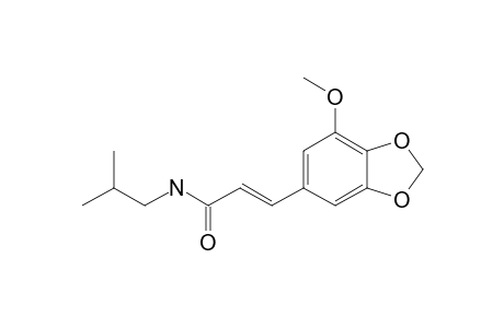 (E)-N-ISOBUTYL-3-METHOXY-4,5-METHYLENEDIOXI-CINNAMOYL-AMIDE