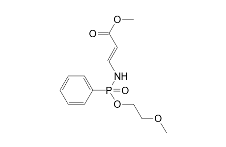 methyl (E)-3-[[2-methoxyethoxy(phenyl)phosphoryl]amino]prop-2-enoate