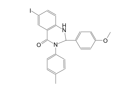 6-iodo-2-(4-methoxyphenyl)-3-(4-methylphenyl)-2,3-dihydro-4(1H)-quinazolinone