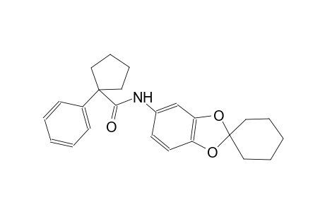 1-phenyl-N-(spiro[benzo[d][1,3]dioxole-2,1'-cyclohexan]-5-yl)cyclopentanecarboxamide