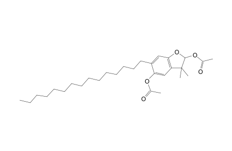 2,5-Benzofurandiol, 2,3-dihydro-3,3-dimethyl-6-pentadecyl-, diacetate