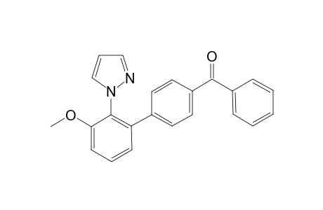 4'-phenylcarbonyl-3-methoxy-2-(1H-pyrazol-1-yl)biphenyl
