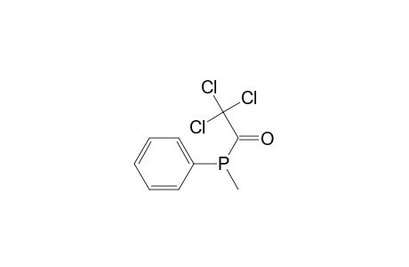 2,2,2-trichloro-1-[methyl(phenyl)phosphanyl]ethanone