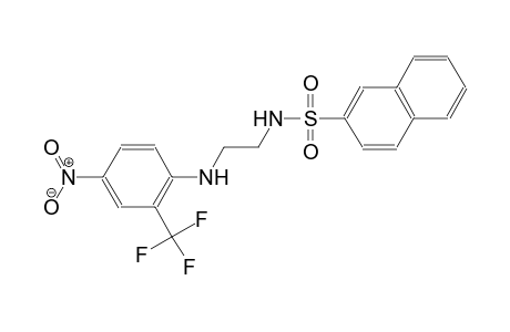 N-{2-[4-nitro-2-(trifluoromethyl)anilino]ethyl}-2-naphthalenesulfonamide