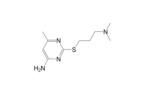 4-pyrimidinamine, 2-[[3-(dimethylamino)propyl]thio]-6-methyl-