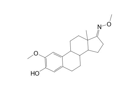 Estra-1,3,5(10)-trien-17-one, 3-hydroxy-2-methoxy-, O-methyloxime
