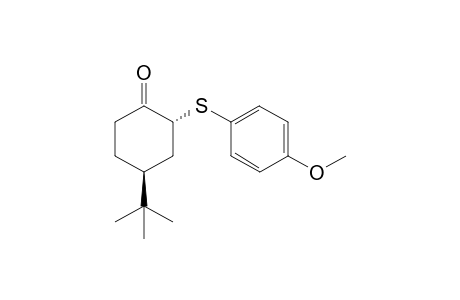 (trans)-4-tert-Butyl-2-(4-methoxyphenylsulfanyl)cyclohexanone