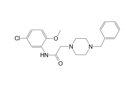 2-(4-benzyl-1-piperazinyl)-N-(5-chloro-2-methoxyphenyl)acetamide
