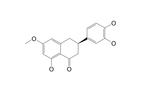 CALOTHYRLONE_A;8-HYDROXY-6-METHOXY-3-(3',4'-DIHYDROXYPHENYL)-TETRALONE