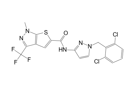 1H-thieno[2,3-c]pyrazole-5-carboxamide, N-[1-[(2,6-dichlorophenyl)methyl]-1H-pyrazol-3-yl]-1-methyl-3-(trifluoromethyl)-
