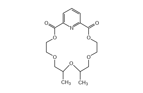 8,10-dimethyl-3,6,9,12,15-pentaoxa-21-azabicyclo[15.3.1]heneicosa-1-(21),17,19-triene-2,16-dione