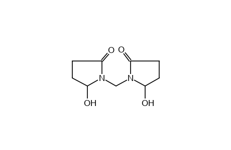1,1'-methylenebis[5-hydroxy-2-pyrrolidinone]