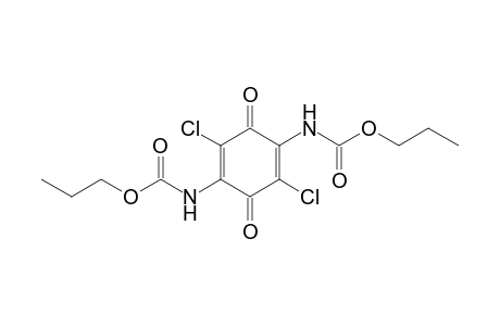 2,5-Dichloro-3,6-bis(n-propoxycarbonylamino)-1,4-benzoquinone