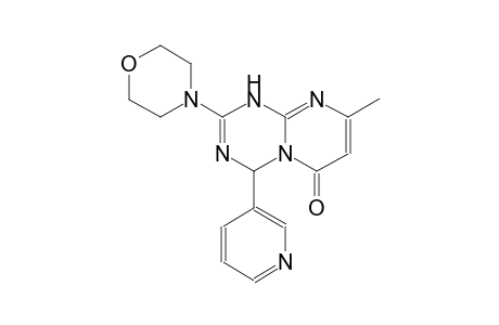 6H-pyrimido[1,2-a][1,3,5]triazin-6-one, 1,4-dihydro-8-methyl-2-(4-morpholinyl)-4-(3-pyridinyl)-