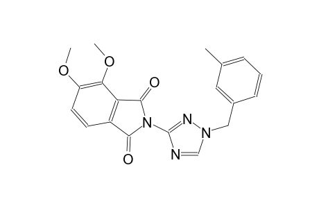 4,5-dimethoxy-2-[1-(3-methylbenzyl)-1H-1,2,4-triazol-3-yl]-1H-isoindole-1,3(2H)-dione