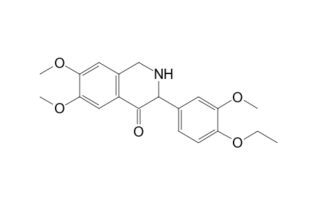 3-(4-Ethoxy-3-methoxy-phenyl)-6,7-dimethoxy-2,3-dihydro-1H-isoquinolin-4-one