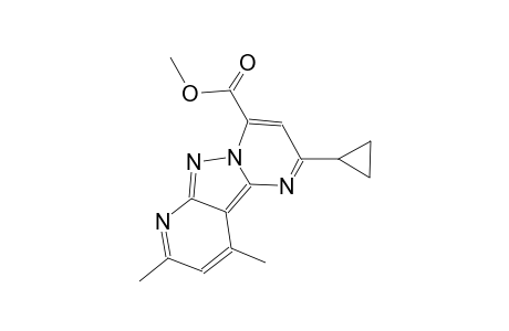 pyrido[2',3':3,4]pyrazolo[1,5-a]pyrimidine-4-carboxylic acid, 2-cyclopropyl-8,10-dimethyl-, methyl ester