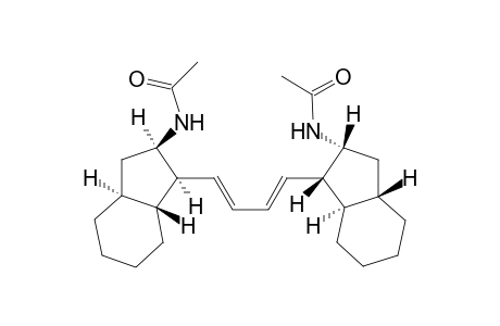 (1S,2R,3aS,7aR)-1,4-Bis[2-2'-bis(acetamido)indan-1-yl]-buta-1,3-diene
