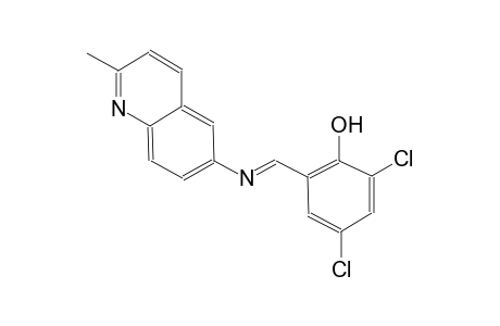 2,4-Dichloro-6-{[(2-methyl-6-quinolinyl)imino]methyl}phenol