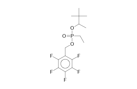 2,3,4,5,6-Pentafluorobenzyl 1,2,2-trimethylpropyl ethylphosphonate