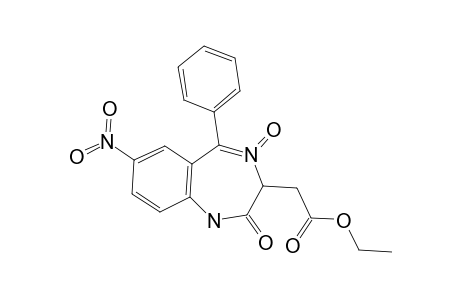 3-ETHOXYCARBONYLMETHYL-7-NITRO-5-PHENYL-1,3-DIHYDRO-[1,4]-BENZODIAZEPIN-2-ONE-N-OXIDE