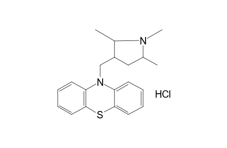 10-[(1,2,5-TRIMETHYL-3-PYRROLIDINYL)METHYL]PHENOTHIAZINE, MONOHYDROCHLORIDE