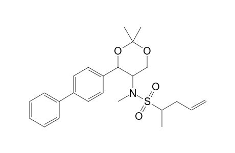 N-[4-[(1,1'-Biphenyl-4-yl)-2',2'-dimethyl-1',3'-dioxan-5'-yl]-N-methylpent-4-ene-2-sulfonamide